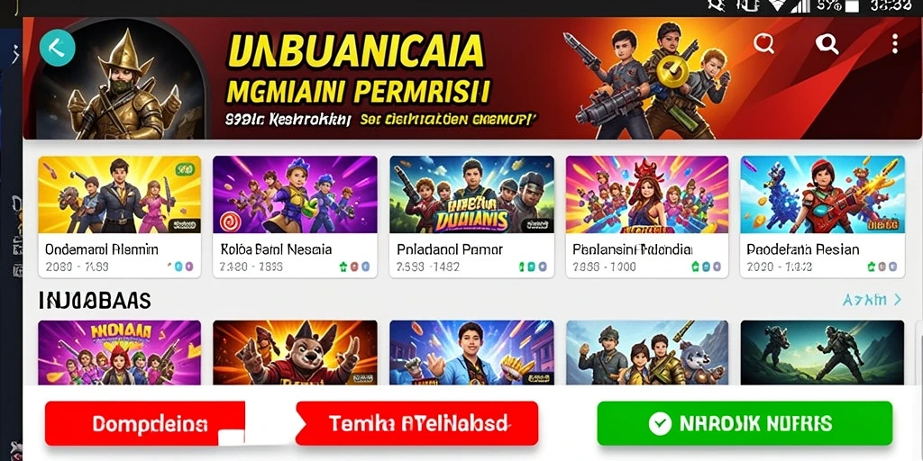 Tampilan awal yang menarik dan informatif.