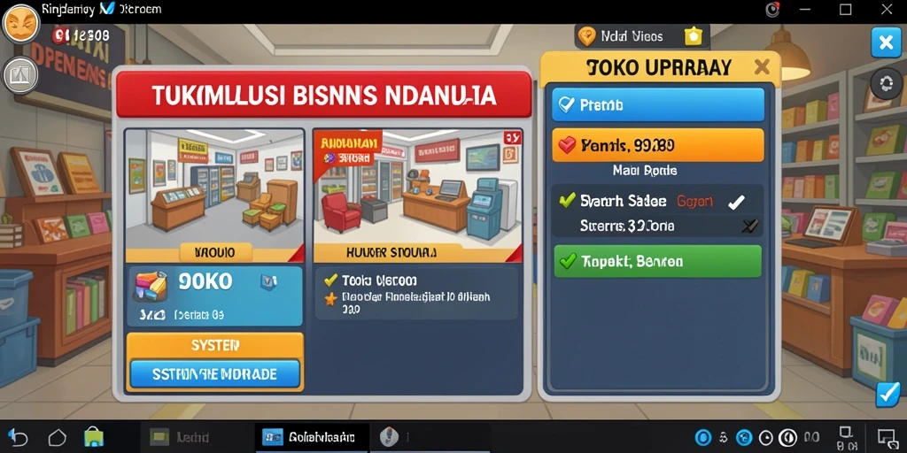 Tampilan grafis yang menarik dan berwarna.